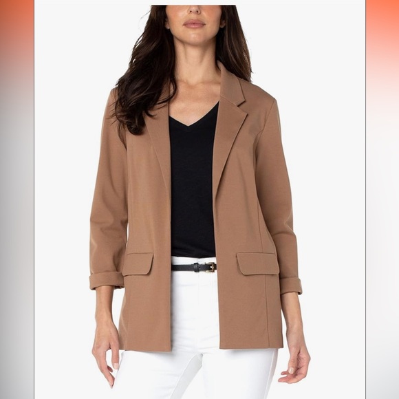 Liverpool Jackets & Blazers - New With Tags Liverpool Petite Stretch Ponte Boyfriend Blazer Sz MP